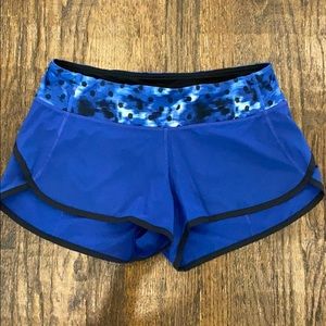 Lululemon speed up shorts size 6 great condition!